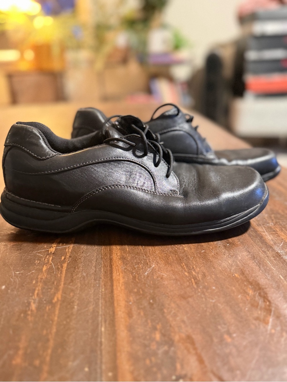 Rockport Black Lace-Up Casual Comfort Work Shoes - Size 11
